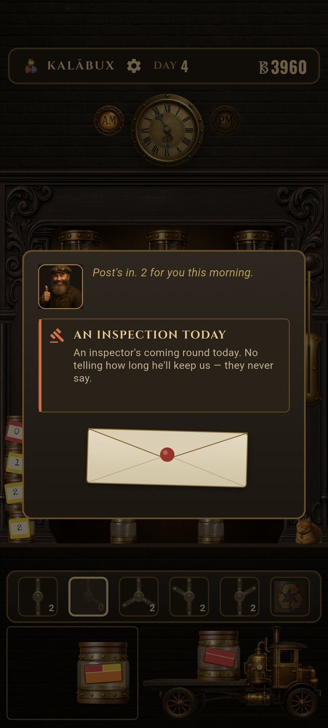 The morning post arrives sealed — orders, notices, and the occasional inspection.
